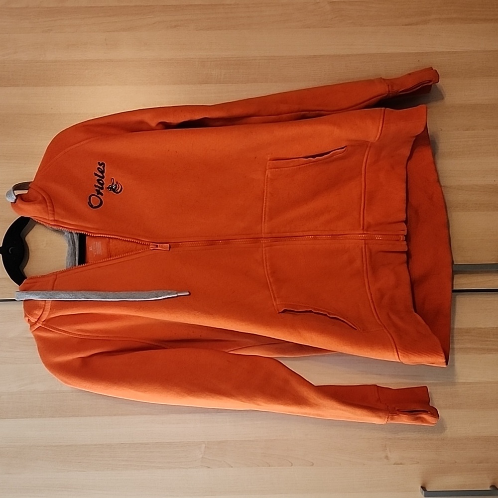 Women's Zipper Orioles Hoodie